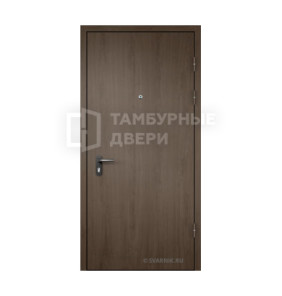 Дверь тамбурная глухая в подъезд МДФ — скелет ТД-15
